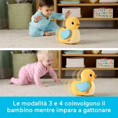 Fisher Price Paperella Coccola e Gattona 4In1 JMX99 - Primi giochi