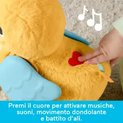 Fisher Price Paperella Coccola e Gattona 4In1 JMX99 - Primi giochi