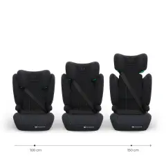 Seggiolino Auto Kinderkraft I-spark 2 Plus I-size Black 100-150cm - bambini 100-150 cm (4-12 anni)
