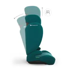 Seggiolino Auto Kinderkraft I-spark 2 Plus I-size Green 100-150cm - bambini 100-150 cm (4-12 anni)