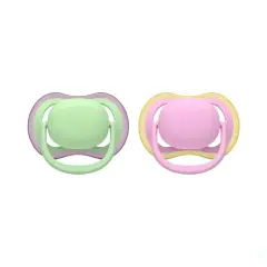 Ciuccio Philips Avent Ultra Air 6-18M Verde E Rosa - ciucci