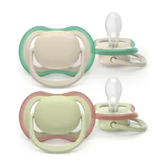 Ciuccio Philips Avent Ultra Air 6-18M Verde/Fango Pastello - ciucci