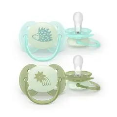 Ciuccio Philips Avent Ultra Soft Night 0-6M Riccio/Cometa - ciucci