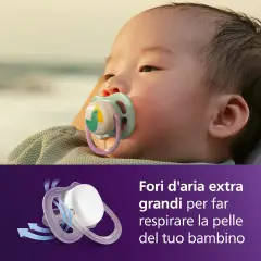 Ciuccio Philips Avent Ultra Air Collection 0-6M Uccellino/Fragola - ciucci