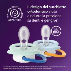 Ciuccio Philips Avent Ultra Air Collection 0-6M Tigre/Ananas - ciucci