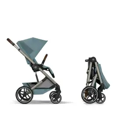 Cybex Duo Balios S Lux Con Navicella Richiudibile Stormy Blue - trio e modulari