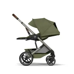 Cybex Duo Balios S Lux Con Navicella Richiudibile Moss Green - trio e modulari