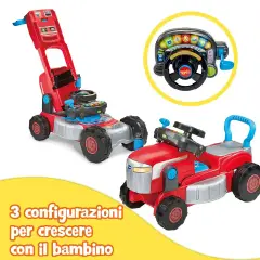 Super Trattore Tagliaerba Evolutivo - 3 In 1 - Primi movimenti