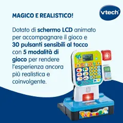 VTech Il Mio Supermercato Interattivo Cassa Giocattolo Italiano 3-7 Anni - Primi giochi