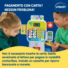 VTech Il Mio Supermercato Interattivo Cassa Giocattolo Italiano 3-7 Anni - Primi giochi