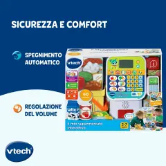 VTech Il Mio Supermercato Interattivo Cassa Giocattolo Italiano 3-7 Anni - Primi giochi