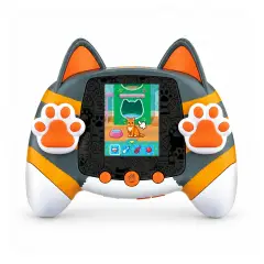 Kidipet - Kitty Life - Grigio Console Tascabile Gattino Virtuale 30+ Attività - giochi elettronici