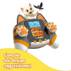 Kidipet - Kitty Life - Grigio Console Tascabile Gattino Virtuale 30+ Attività - giochi elettronici
