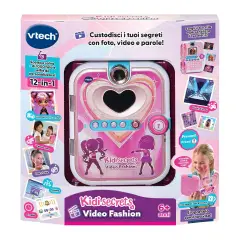 VTech KidiSecrets Video Fashion Diario Segreto Rosa Italiano 6+ Anni - giochi elettronici