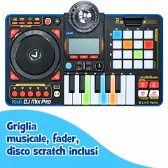 VTech Kidi DJ Mix Pro - Console DJ per Bambini - giochi elettronici