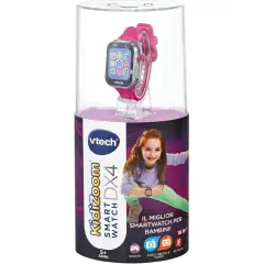 VTech Kidizoom Smartwatch DX4 16 in 1 Rosa Scuro, Italiano, 5+ Anni - giochi elettronici