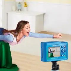 VTech KidiZoom Video Cam FX Videocamera per Bambini Blu 6+ Anni - giochi elettronici