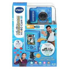 VTech KidiZoom Video Cam FX Videocamera per Bambini Blu 6+ Anni - giochi elettronici