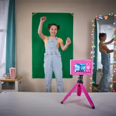 VTech KidiZoom Video Cam FX Videocamera per Bambini Rosa Italiano 6+ Anni - giochi elettronici