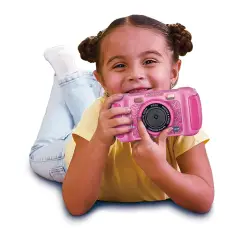 VTech KidiZoom Fun FX Fotocamera per Bambini Rosa, 3-10 Anni, Italiano - giochi elettronici