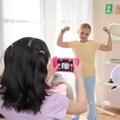 VTech KidiZoom Fun FX Fotocamera per Bambini Rosa, 3-10 Anni, Italiano - giochi elettronici