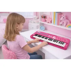 Barbie Pianola Multifunzione 37 Tasti, Tastiera Musicale per Bambini - musicali