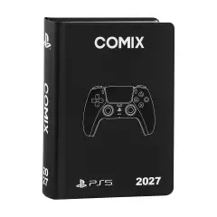 Comix Diario Agenda 16 Mesi Medium Play Nero - diari