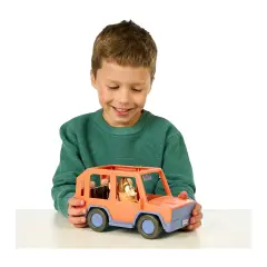 Bluey Jeep con Chilli Playset Veicolo con Action Figure - action figures ed accessori
