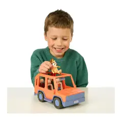 Bluey Jeep con Chilli Playset Veicolo con Action Figure - action figures ed accessori