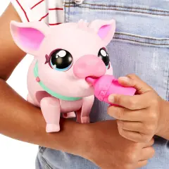 Little Live Pets Piggly Maialino Interattivo con Guinzaglio - giochi elettronici