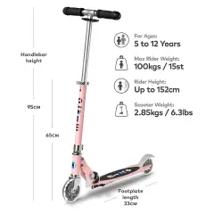 Monopattino Micro Sprite Led Rosa Neon - monopattini