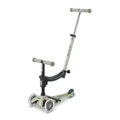 Monopattino E Dondolo Mini Micro Deluxe Led Verde - monopattini