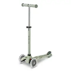 Monopattino E Dondolo Mini Micro Deluxe Led Verde - monopattini