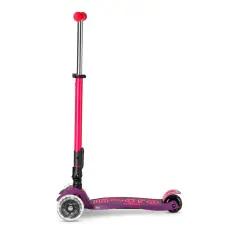 Monopattino Maxi Micro Deluxe Led Pieghevole Rosa Neon - monopattini