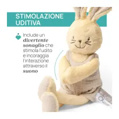 Chicco Peluche Neonato Morbido Velour Coniglietto - Primi giochi
