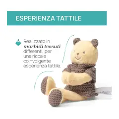 Chicco Peluche Neonato Morbido Velour Orsetto - Primi giochi