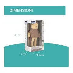 Chicco Peluche Neonato Morbido Velour Orsetto - Primi giochi