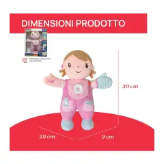 Chicco Bambola Interattiva Evolutiva Bilingue - Primi giochi