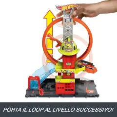 Hot Wheels City Super Loop Fire Station - Veicoli, garage e piste