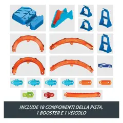 Hot Wheels Track Creator Boosted Jump Speedway - Veicoli, garage e piste