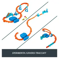 Hot Wheels Track Creator Boosted Jump Speedway - Veicoli, garage e piste