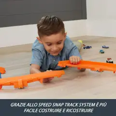 Hot Wheels Track Creator Boosted Jump Speedway - Veicoli, garage e piste