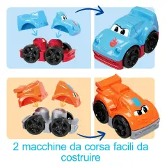Mega Bloks Autotreno Monta e Sfreccia - action figures ed accessori
