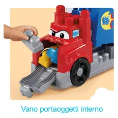 Mega Bloks Autotreno Monta e Sfreccia - action figures ed accessori