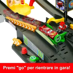 Cars Piston Cup Action Speedway Playset Pista Interattiva - Veicoli, garage e piste