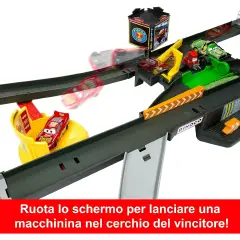 Cars Piston Cup Action Speedway Playset Pista Interattiva - Veicoli, garage e piste