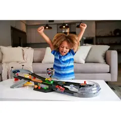 Cars Piston Cup Action Speedway Playset Pista Interattiva - Veicoli, garage e piste