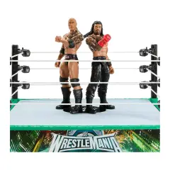 WWE Regole Della Bloodline - Set Ring e 2 Personaggi - action figures ed accessori