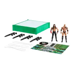 WWE Regole Della Bloodline - Set Ring e 2 Personaggi - action figures ed accessori