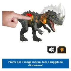 Jurassic World Survival Ruggito Selvaggio Ceratosaurus JKL77 - action figures ed accessori